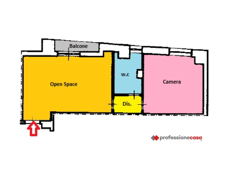 Bilocale in Vendita a Foggia, 89'000&euro;, 57 m²