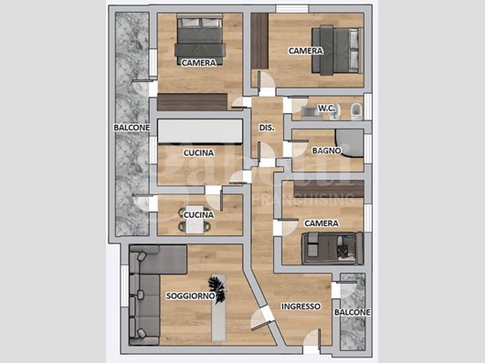 Appartamento in Vendita a Avezzano, 138'000&euro;, 140 m²
