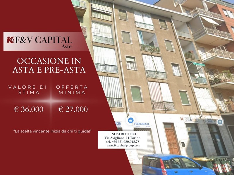 Bilocale in Vendita a Torino, 36'000&euro;, 50 m²