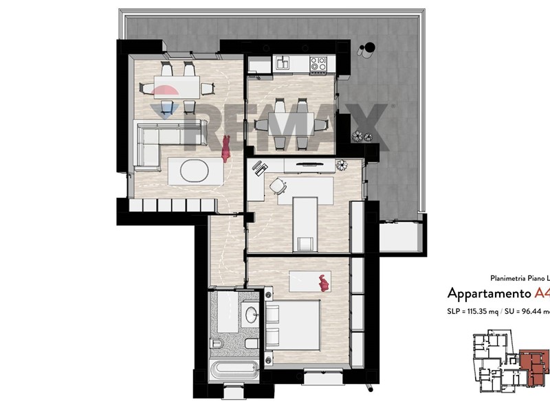 Trilocale in Vendita a Rho, 320'000&euro;, 100 m²