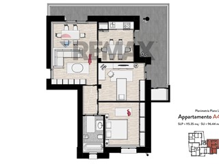 Trilocale in Vendita a Rho, 320'000&euro;, 100 m²
