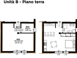 Monolocale in Vendita a Rovigo, 100'000&euro;, 55 m²