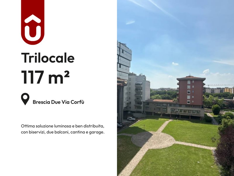 Trilocale in Vendita a Brescia, 205'000&euro;, 117 m², con Box