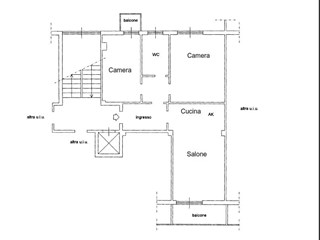 Quadrilocale in Affitto a Roma, zona Tuscolana, 1'000&euro;, 70 m², arredato