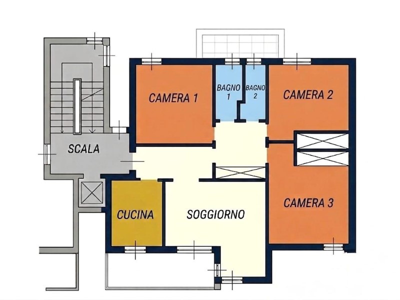 Appartamento in Vendita a Siena, 258'000&euro;, 120 m²