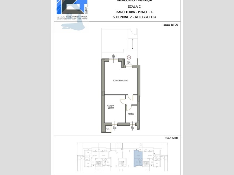 Bilocale in Vendita a Orbassano, 185'000&euro;, 65 m²