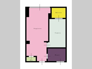 Bilocale in Vendita a Roma, 207'000&euro;, 54 m²