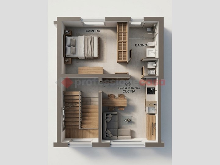 Bilocale in Vendita a Cerro Maggiore, 111'000&euro;, 55 m²