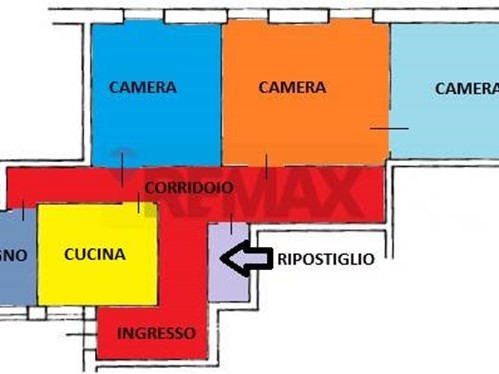 Trilocale in Vendita a Afragola, 105'000&euro;, 95 m²