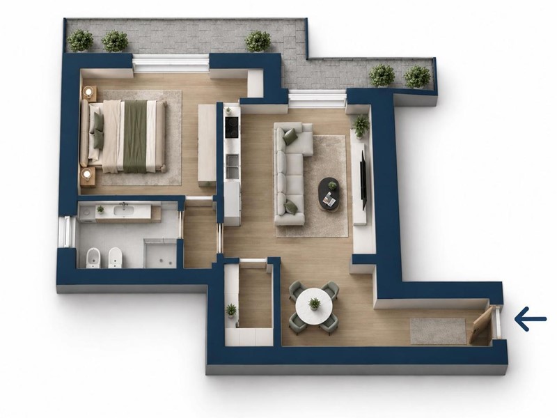 Bilocale in Vendita a Magenta, 215'000&euro;, 72 m²