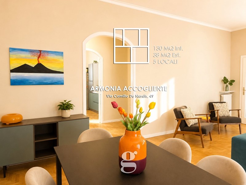 Appartamento in Affitto a Napoli, 1'600&euro;, 130 m²