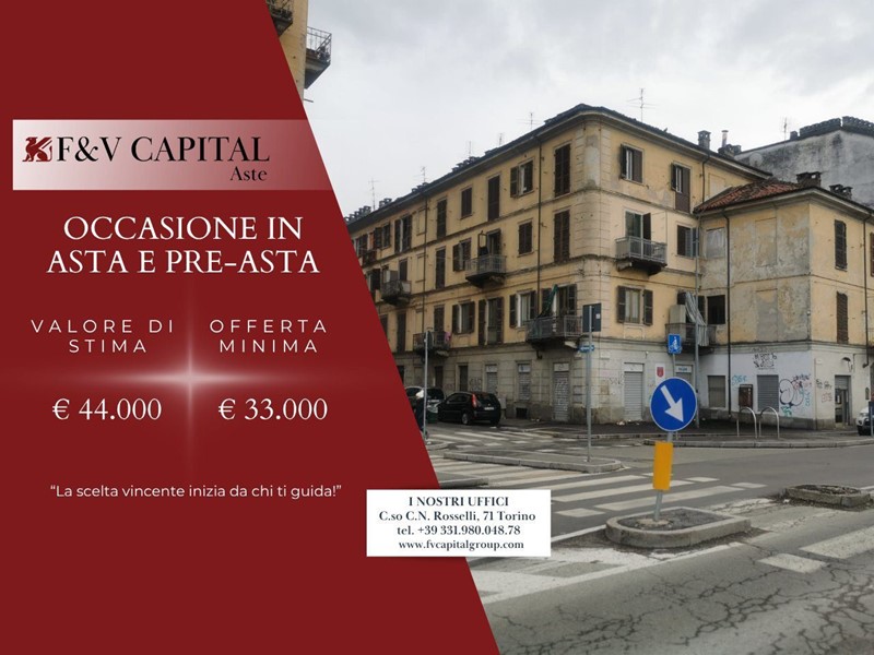 Bilocale in Vendita a Torino, 33'000&euro;, 50 m²