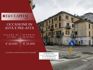Bilocale in Vendita a Torino, 33'000&euro;, 50 m²