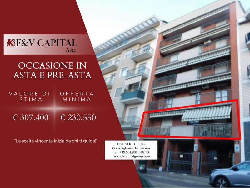 Appartamento in Vendita a Torino, 307'400&euro;, 125 m²