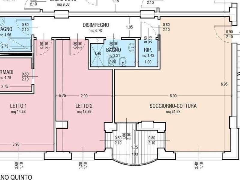 Quadrilocale in Vendita a Pisa, zona Ospedaletto, 285'000&euro;, 98 m², arredato