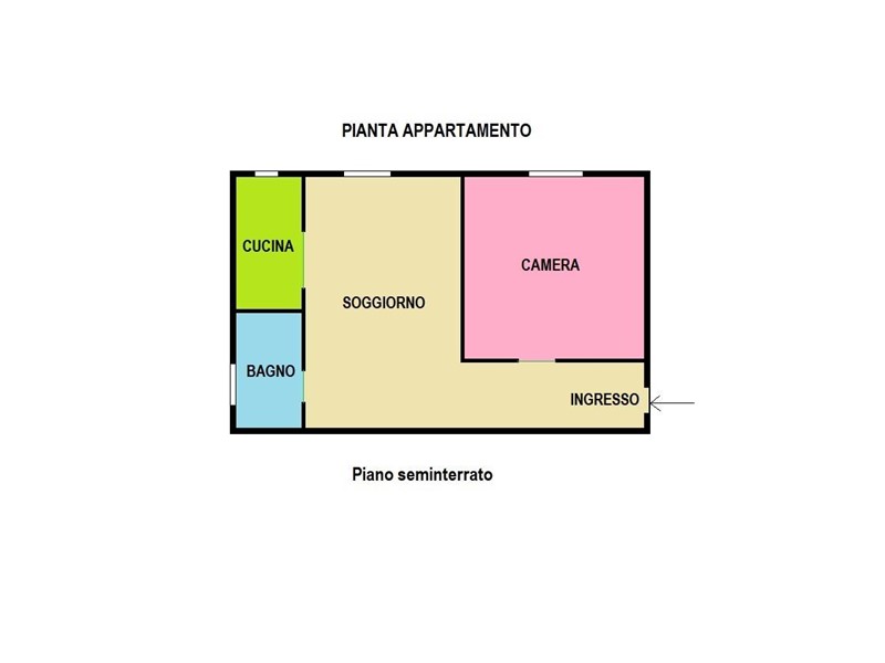 Trilocale in Vendita a Carrara, zona Marina di Carrara, 90'000&euro;, 50 m²