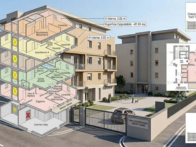 Quadrilocale in Vendita a Firenze, 165'000&euro;, 100 m²
