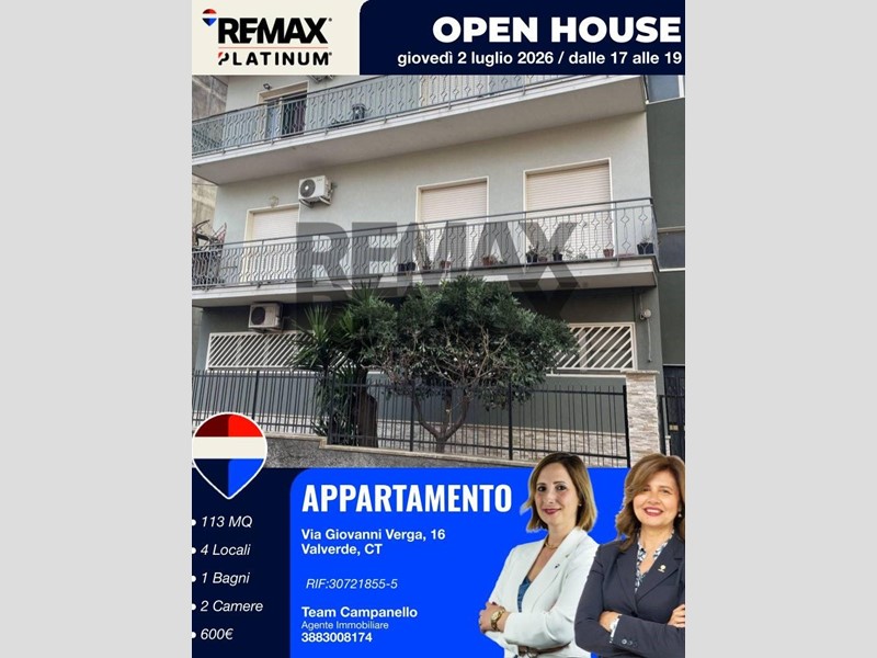 Quadrilocale in Affitto a Valverde, 600&euro;, 113 m²