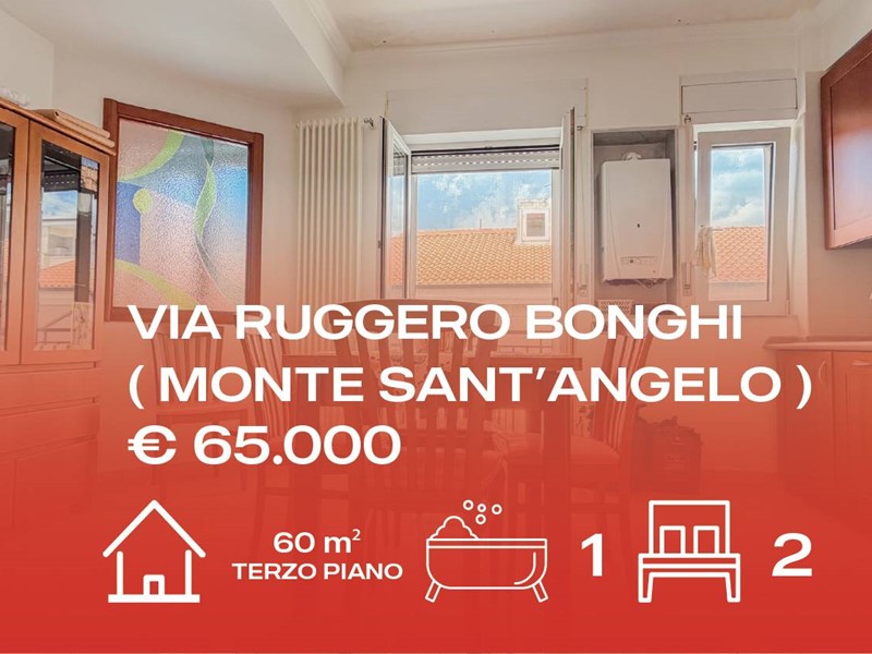 Bilocale in Vendita a Monte Sant'Angelo, 65'000&euro;, 60 m²