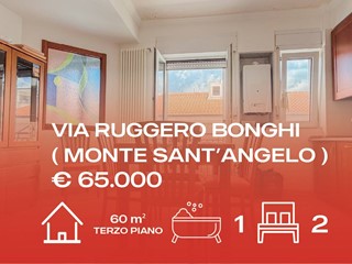 Bilocale in Vendita a Monte Sant'Angelo, 65'000&euro;, 60 m²