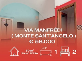 Bilocale in Vendita a Monte Sant'Angelo, 58'000&euro;, 58 m²