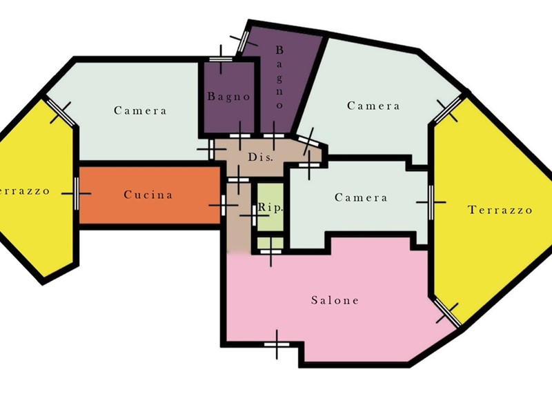 Quadrilocale in Vendita a Roma, 329'000&euro;, 115 m²