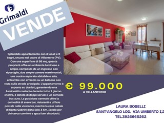 Trilocale in Vendita a Villanterio, 99'000&euro;, 98 m², arredato, con Box
