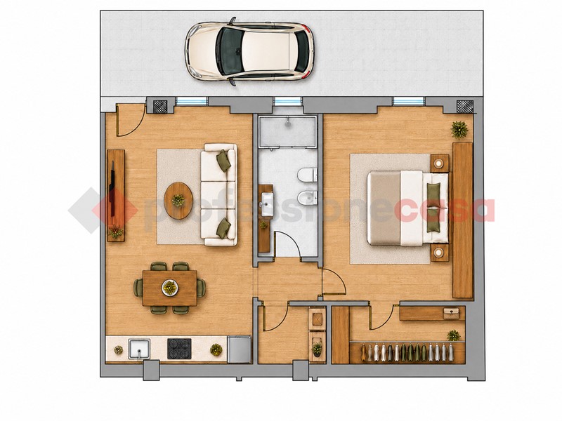 Bilocale in Vendita a Paderno Dugnano, 220'000&euro;, 73 m²