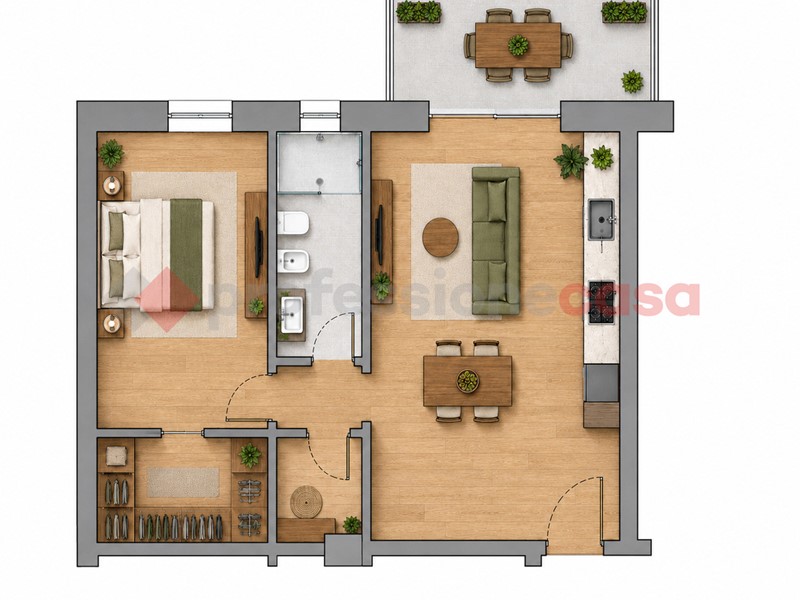 Bilocale in Vendita a Paderno Dugnano, 205'000&euro;, 65 m²