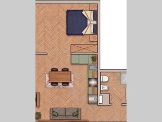 Monolocale in Vendita a Bologna, zona Ovest, 275'000&euro;, 45 m²