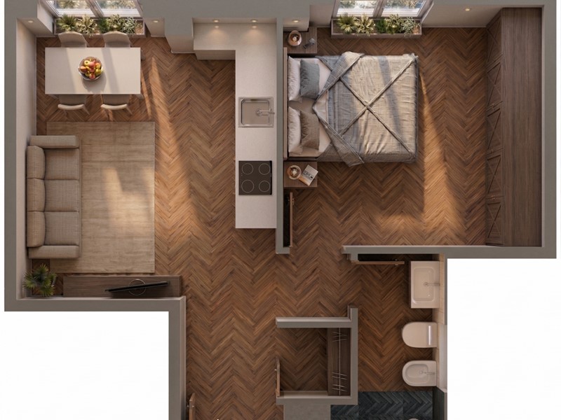 Bilocale in Vendita a Bologna, zona Ovest, 345'000&euro;, 45 m²