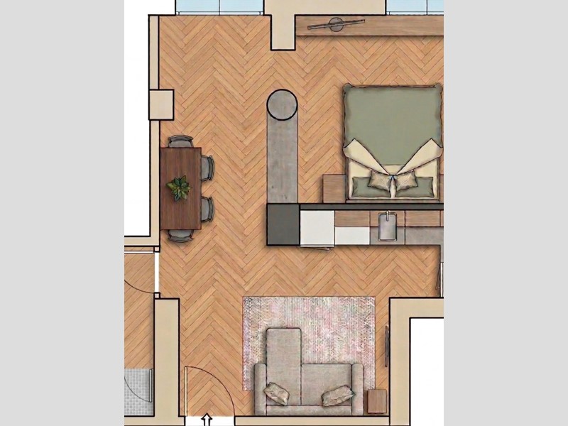 Monolocale in Vendita a Bologna, zona Ovest, 288'000&euro;, 40 m²