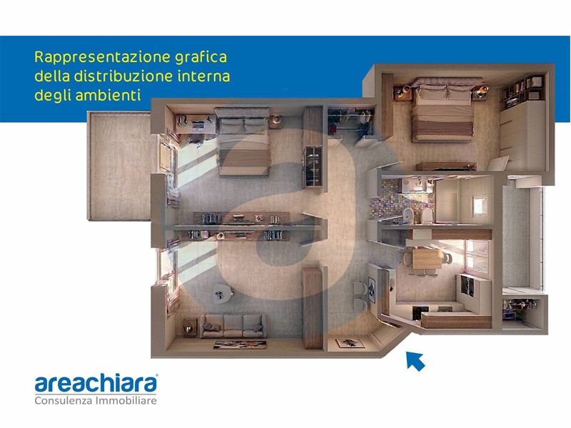 Trilocale in Vendita a Bari, 215'000&euro;, 90 m²