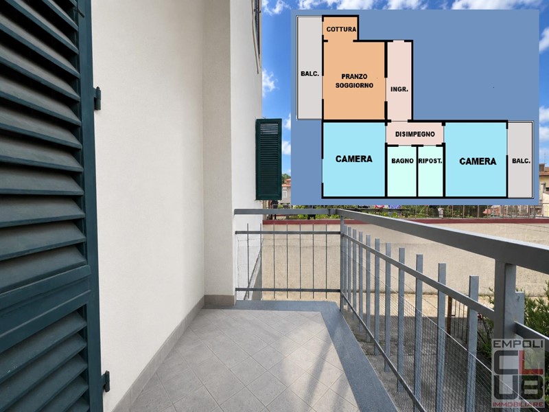 Trilocale in Vendita a Empoli, zona Pozzale, 133'000&euro;, 70 m², con Box