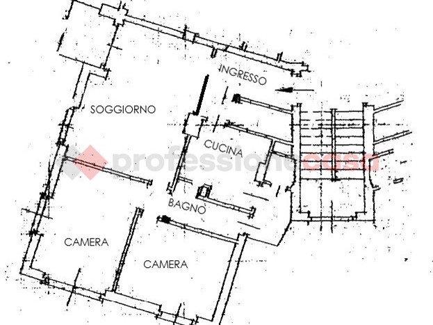 Quadrilocale in Vendita a Pinerolo, 80'000&euro;, 80 m²