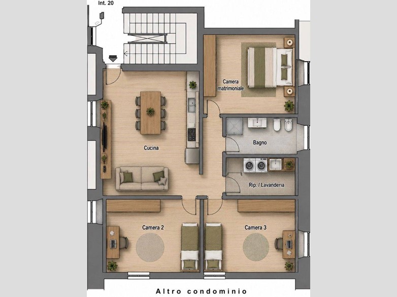 Trilocale in Vendita a Genova, 155'000&euro;, 110 m²