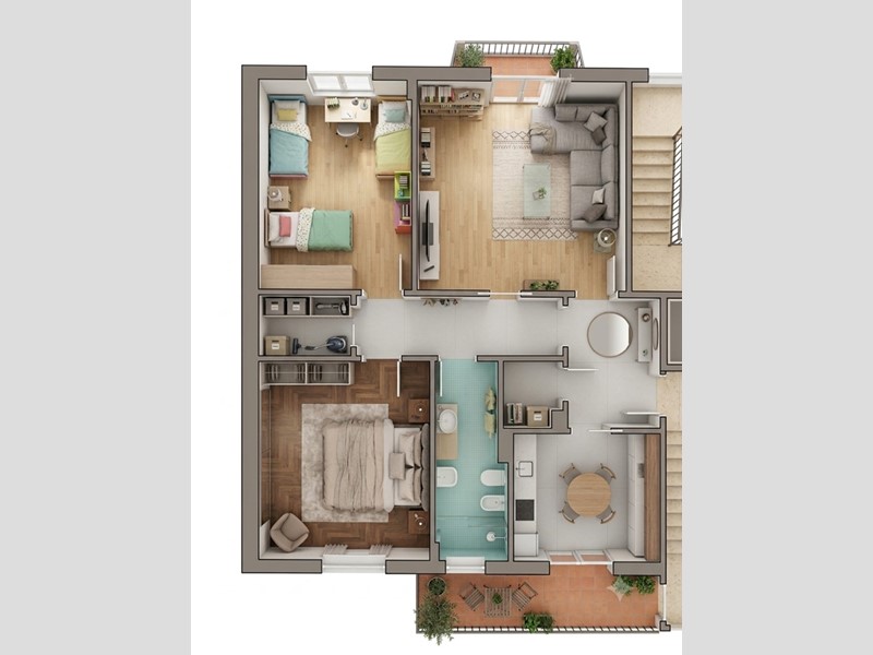 Trilocale in Vendita a Milano, 255'000&euro;, 90 m²