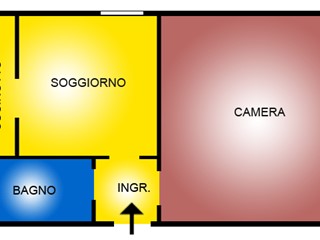Bilocale in Affitto a Bologna, zona 13.S. Vitale, 650&euro;, 40 m², arredato