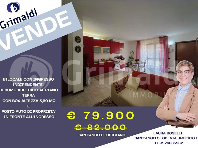 Bilocale in Vendita a Sant'Angelo Lodigiano, 79'900&euro;, 80 m², arredato, con Box
