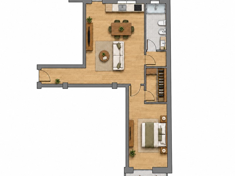 Bilocale in Vendita a Paderno Dugnano, 231'000&euro;, 77 m²