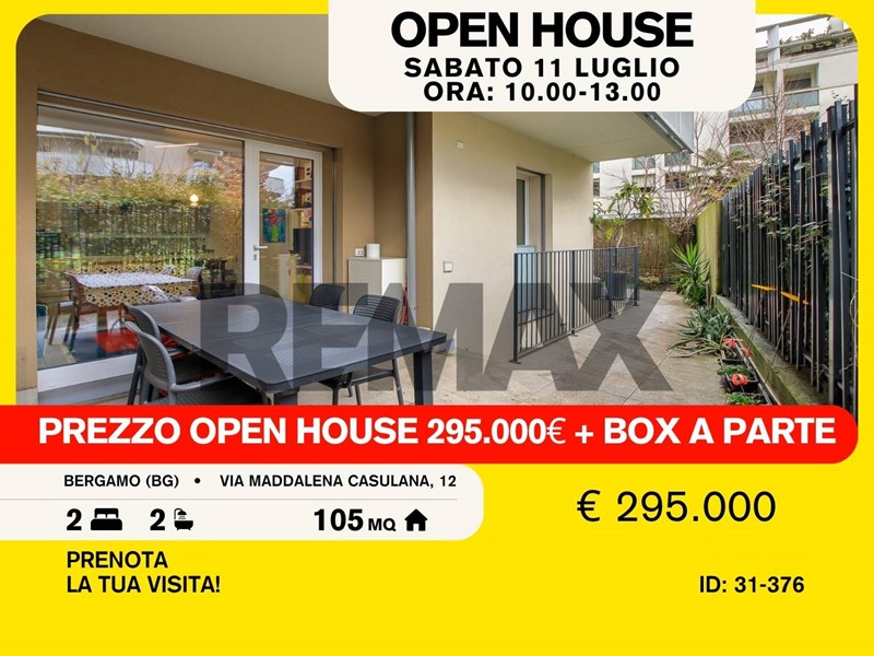 Trilocale in Vendita a Bergamo, 295'000&euro;, 105 m²
