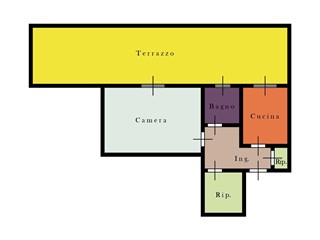Monolocale in Vendita a Roma, 157'000&euro;, 45 m²