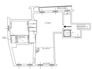 Trilocale in Vendita a Novara, zona Centro, 310'000&euro;, 156 m², con Box