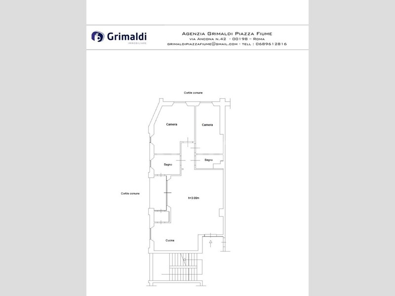 Trilocale in Affitto a Roma, 1'500&euro;, 97 m², arredato