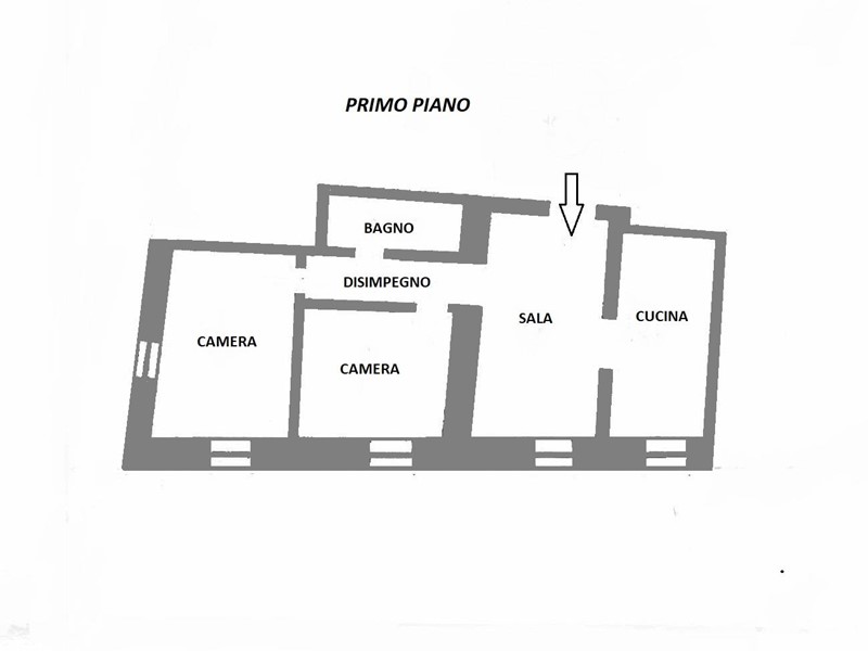 Quadrilocale in Vendita a Fabriano, 45'000&euro;, 87 m²