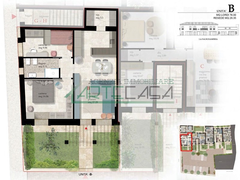 Trilocale in Vendita a Cascina, 265'000&euro;, 70 m²