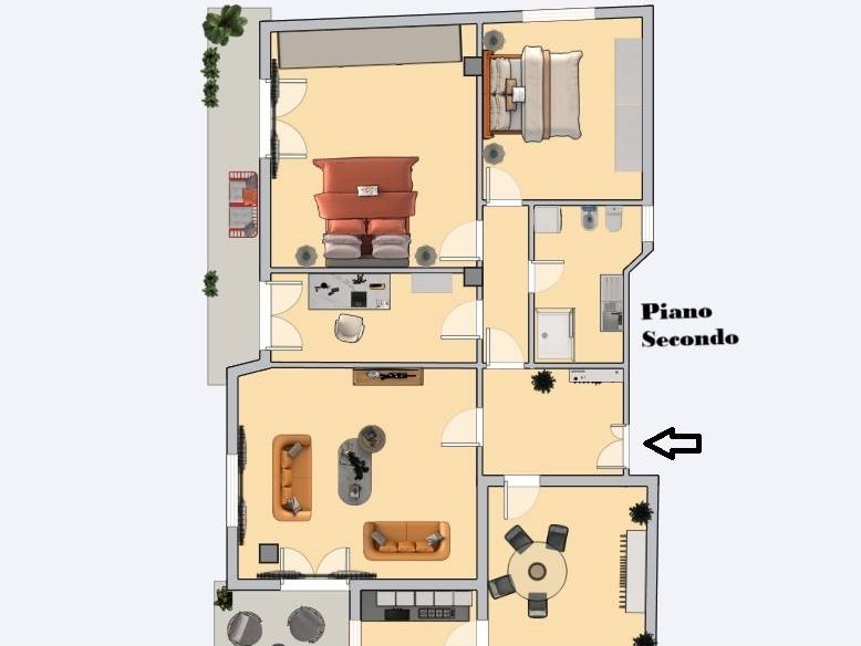 Appartamento in Vendita a Porto San Giorgio, 165'000&euro;, 100 m²