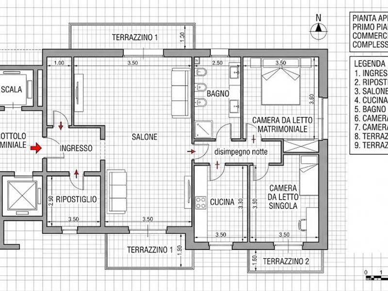 Appartamento in Vendita a Roma, 326'925&euro;, 101 m²