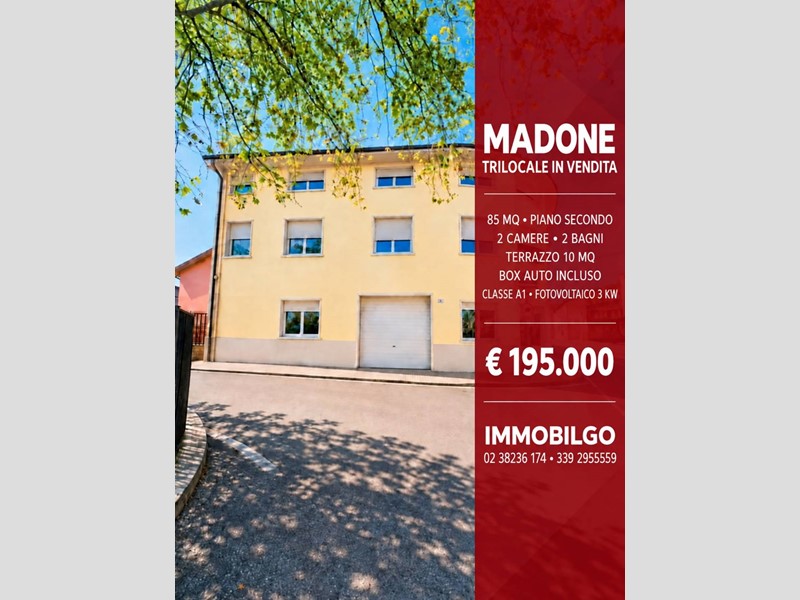 Trilocale in Vendita a Madone, 195'000&euro;, 85 m²