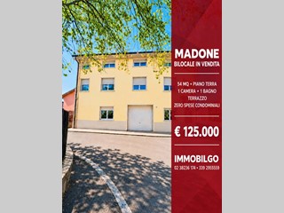 Bilocale in Vendita a Madone, 125'000&euro;, 54 m²